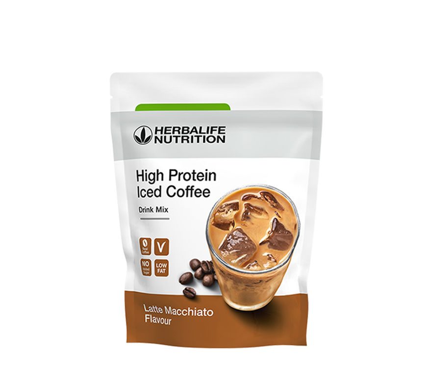 High Protein Iced Coffee - Latte Macchiato