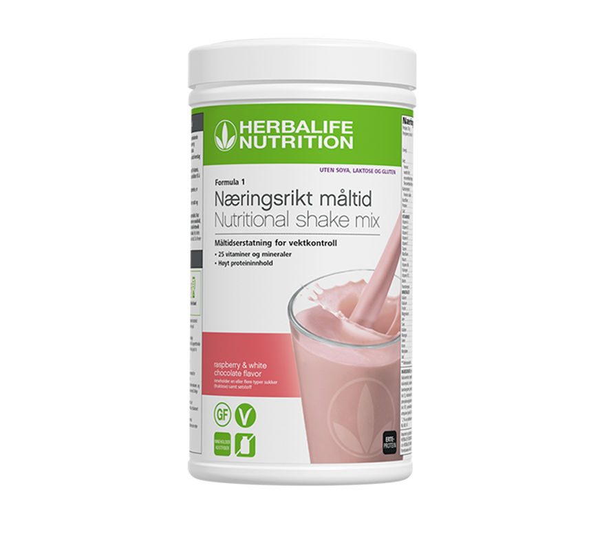 Formula 1 – Free From White Chocolate & Raspberry