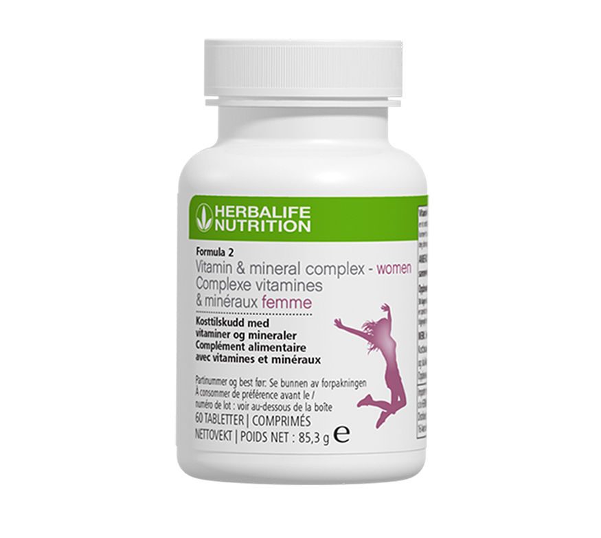 Formula 2 - Vitamin & Mineral Complex - kvinne